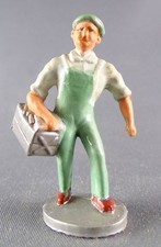 40mm Plastic Figure - Garage Manager Railway with Tool Box