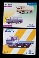 2x Hyundai H-100 Mighty truck brochure brochure sheet Uruguay Y