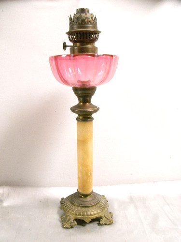 Old kerosene lamp - old,