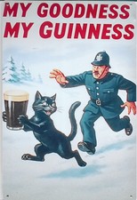 PLAQUE METAL GUINNESS