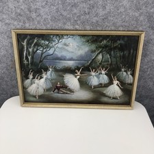 Vintage Giselle Print Of Ballet Swan Lake By Carlotta Edward’s