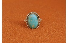 bague argent turquoise femme