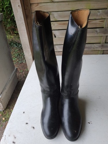Bottes équitation cuir - bottes, en