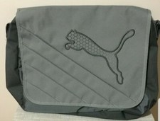 Puma Canvas Gray Messenger Bag