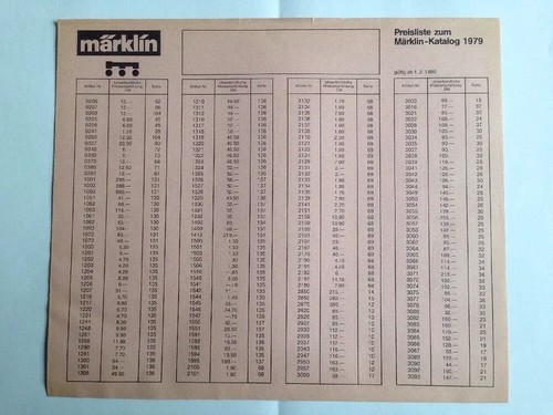 Liste pages tarifs du - de, de