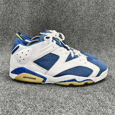 Jordan 6 Retro Low Shoes Mens Size 13 Ghost Green Blue White Athleitc Basketball