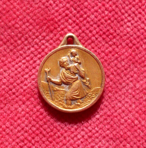 Saint christophe médaille - saint,