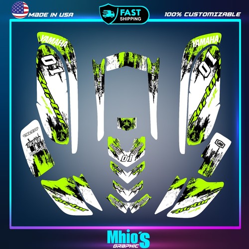 Yamaha raptor 660 kit graphics - raptor,