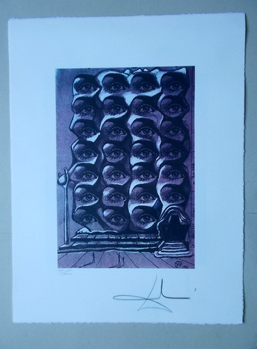 Lithographie salvador dali - salvador, "