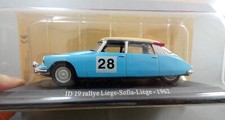 MINIATURE VOITURE DS ID 19 RALLYE LIEGE SOFIA LIEGE 1962 1/43 NEUF