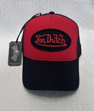 NWT VON DUTCH RED & BLACK