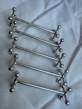 ARGENTERIE 6 PORTE COUTEAUX CHRISTOFLE POINÇONS JAMAIS SERVI