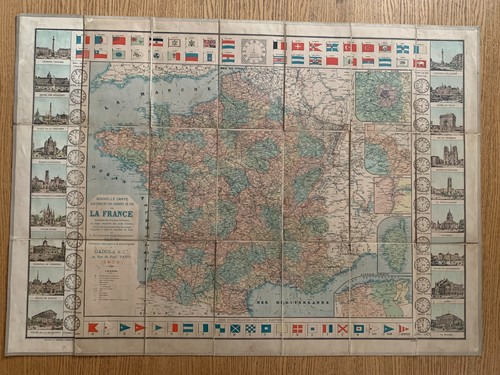 Rare carte routiere - rare,