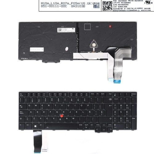 Clavier rétro éclairé pour - clavier,