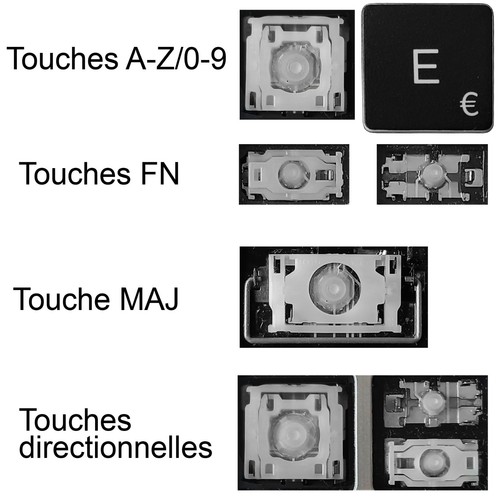 Touche clavier français - touche,