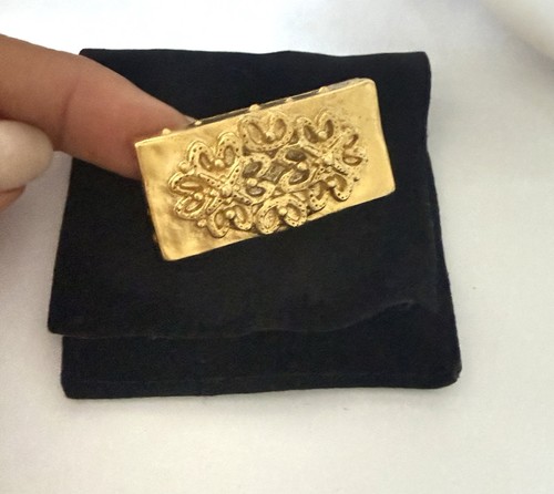Balenciaga broche métal doré - balenciaga,