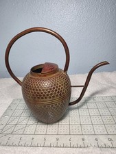 Vintage Cast Bronze/Copper Bonzai Plants Water Can 