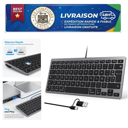 Clavier mac azerty - clavier, français