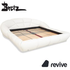 Bretz Cuir Lit Blanc Crème