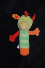 Doudou girafe cheval baton