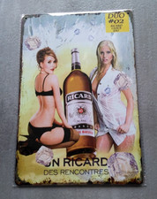 Plaque métal vintage rétro