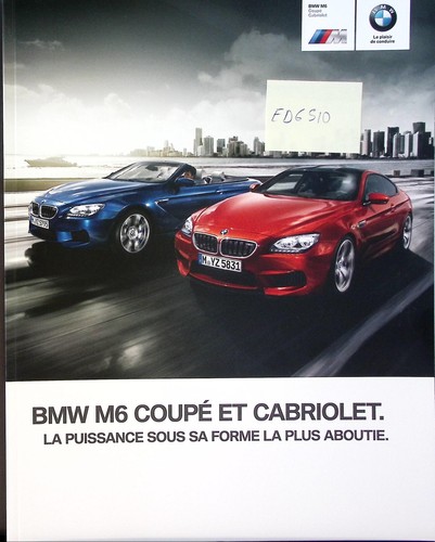 Ed6510 brochure bmw - m6, coupé