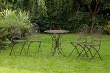JARDIN TABLEAU 4 CHAISES DE