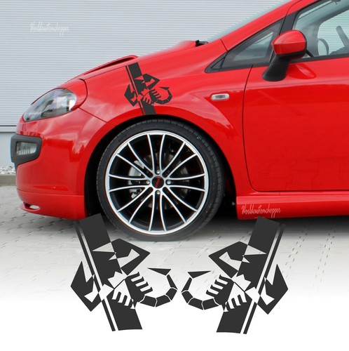 Adhésifs stickers fiat - adhésifs,