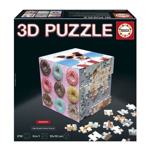 Puzzle educa cube - 3d,