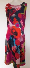  ANATOPIK Shift Dress Size 36,UK 8.Fully Lined .Colourful, Sleeveless 