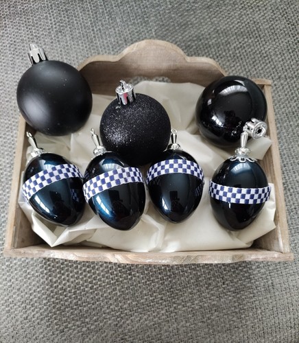 Boules noel bleues tres - boules,