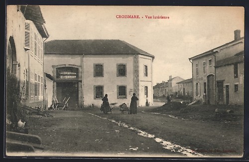 Cpa croismare vue intérieure - croismare,,