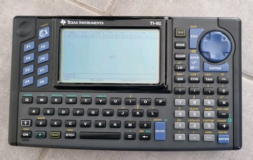 Calculatrice avec manuel - ti, 92