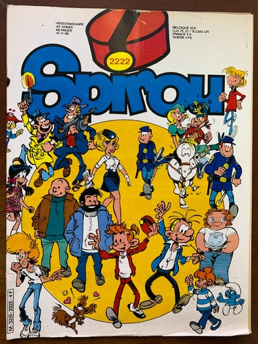 Spirou 2222 11 1980 - spirou, n°2222