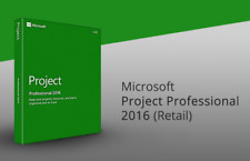 Microsoft Project pro Professionnel 2016 (1 PC)