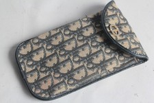 CHRISTIAN DIOR Vintage Monogram Canvas Eyeglass Case (74534)