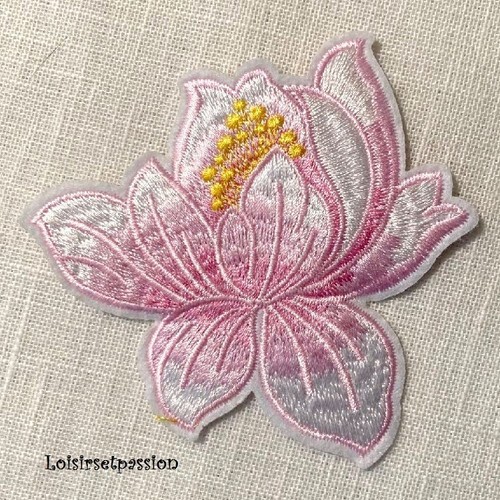 écusson patch fleur lotus - Écusson, de