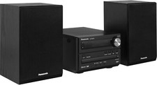 Système HiFi Micro Panasonic SC-PM254EG-K (20 W RMS, CD, Bluetooth, Noir)