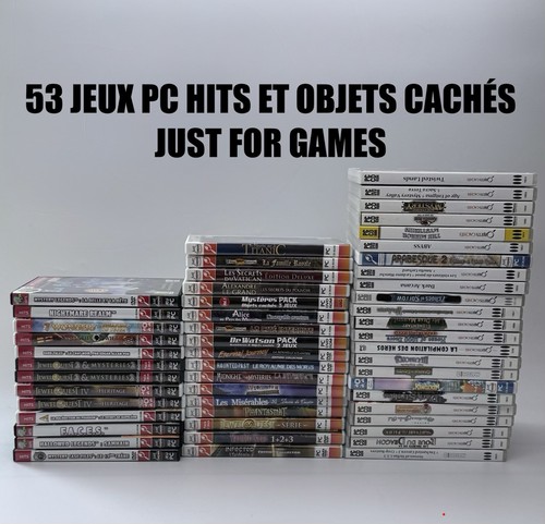 Enorme lot jeux hits et - jeux, pc