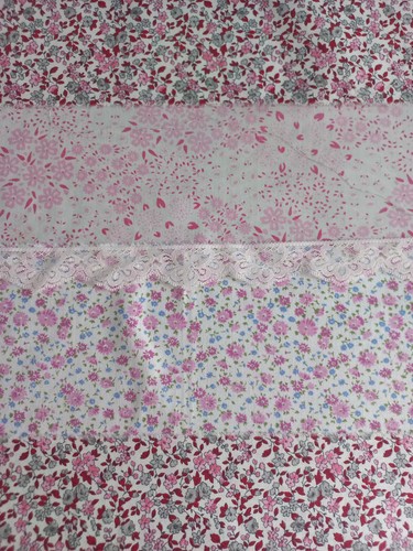 Lot coupons tissu - 4,