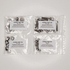 HONDA NSR 250 R 1985-1989 Kit n°2 BTR vis inox cylindres NSR NSR250