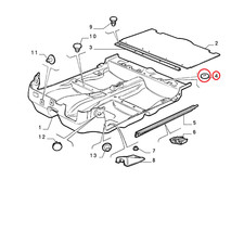 Bouchon De Fixation Tapis Fiat