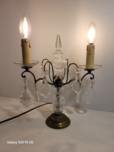 Girandole bronze cristal - girandole,
