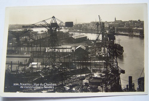 Cpa carte postale port - cpa, 44