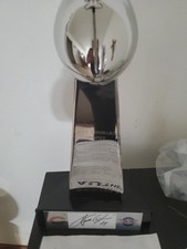 WALTER PAYTON AUTOGRAPHED BEARS SUPER BOWL 20 TROPHY