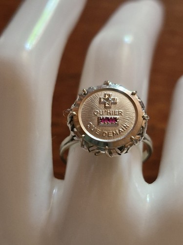 Bague médaille amour augis - amour,
