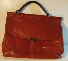 sac à main cuir vintage LC Louis Chené Paris