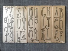 scrapbooking Dies Alphabet