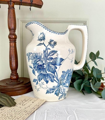 French longwy antique blue - french,