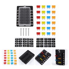 Boîte à fusibles automatique de voiture professionnelle de 12 manières